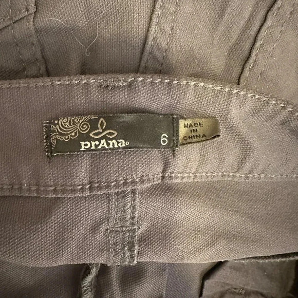 Prana Dark Grey Moto Skinny Jean 6 - Picture 3 of 4